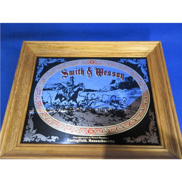 Smith & Wesson Framed Mirror Picture - 14" x 11"