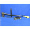 Image 2 : 36" Axe with Leather Sheath - 4 1/2" Blade
