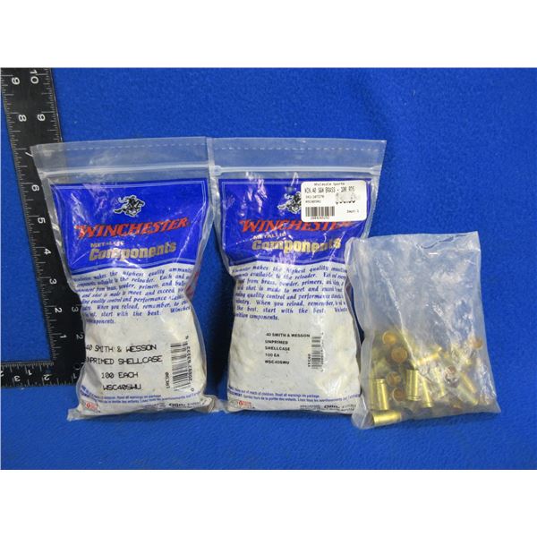 NEW - Brass Only - 40 S&W Unprimed