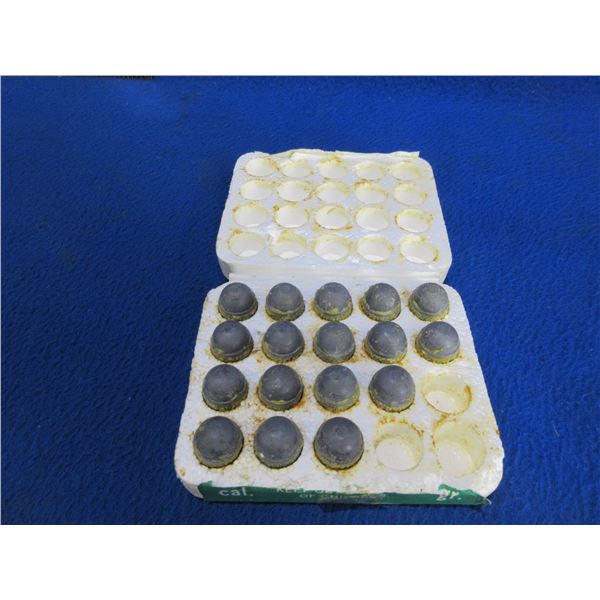 54 Cal. 435gr RN Hollow Base Lead Bullets - Box of 17