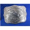 Image 1 : Belt Buckle - National Finals Rodeo 1986 - Hesston, Kansas
