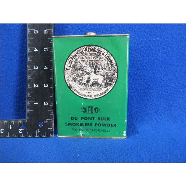 DuPont Smokeless Shotshell Powder in Collector Tin