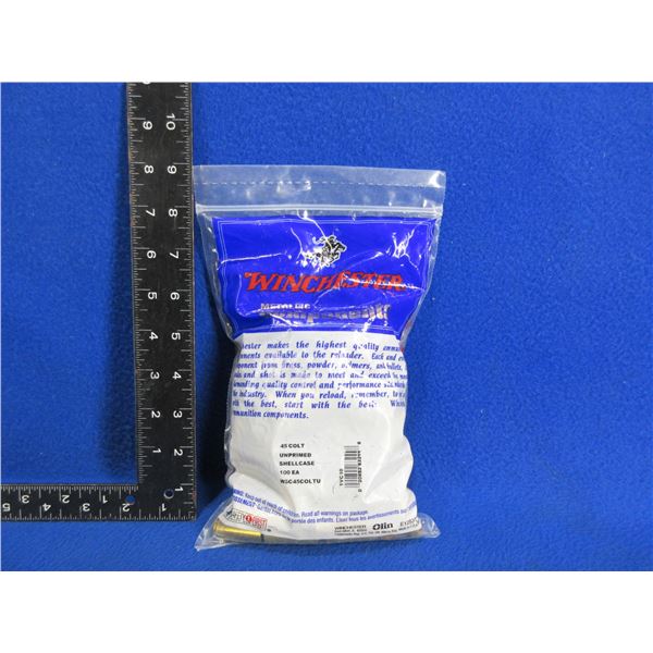 NEW - Brass Only - 45 Colt Unprimed Winchester