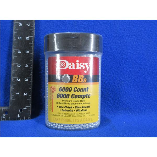 NEW - Daisy BB's - Zinc Plated - Sealed Tub of 6000