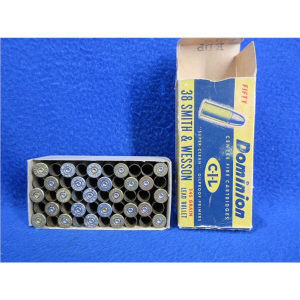 Brass Only - 38 S&W Unprimed in Collector Box - Box of 50