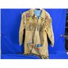 Image 1 : Native American Buckskin Jacket with Fringes & Beadwork