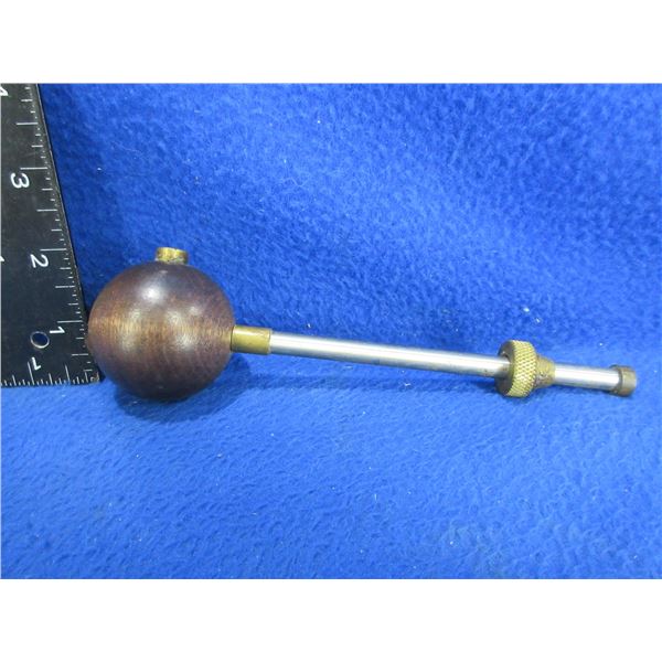 Black Powder Ball Starter - Wood, Brass and Metal