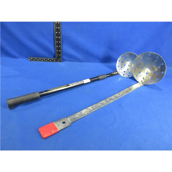 2 Ice Skimmers - Hi -Tech Fishing and a Metal with Ruler