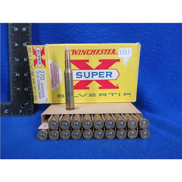 270 Win. 130gr Silvertip Winchester SuperX Cartridges