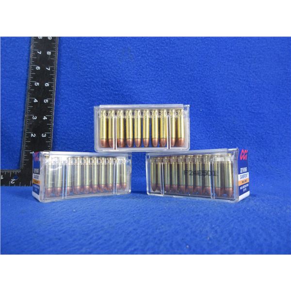 22 WMR 40gr JSP CCI Gamepoint Cartridges