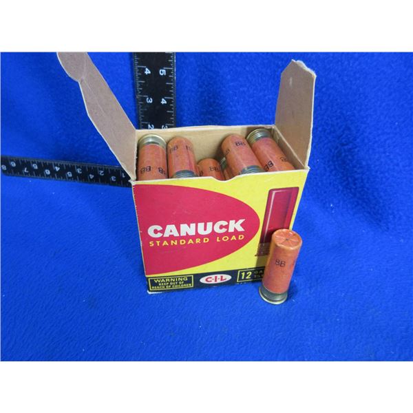 Collector Ammo - 12 Ga. 2 3/4" BB Shot Canuck Shotshells