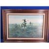 Image 1 : Charles M. Russell Framed Oil Painting - "A Bad One"