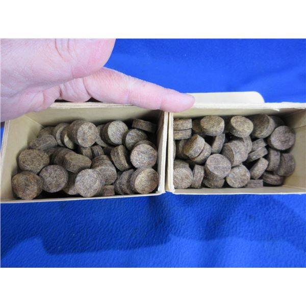 12 Gauge CIL 1/4" Felt Wads - 2 Boxes of 125