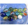 Image 1 : Bag of Marbles -15 Large Shooters, 3 XL Shooters