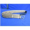 Image 1 : Ammo Belt for Rifle Cartridges - Canvas and Leather