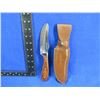 Image 1 : Huntshield Fixed Blade Knife with Leather Sheath