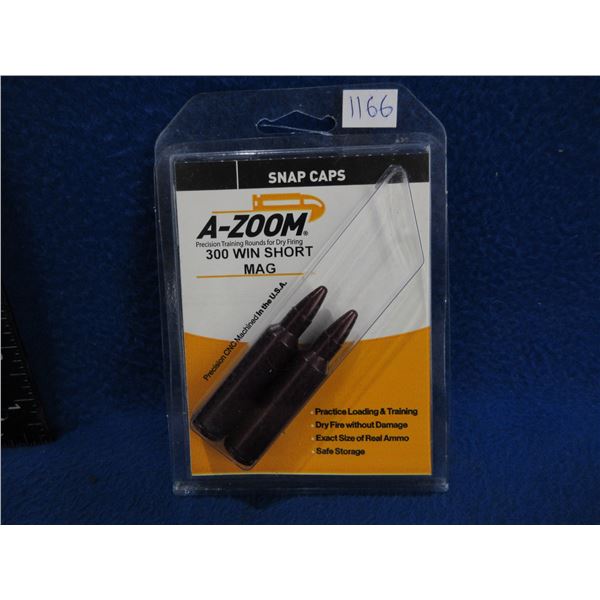 NEW - A-Zoom 300 Win. Short Mag Snap Caps - Pack of 2