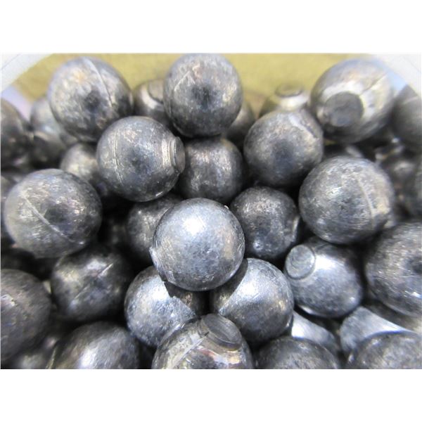 45 Cal. .440" Lead Round Balls - Tub of Approx. 350