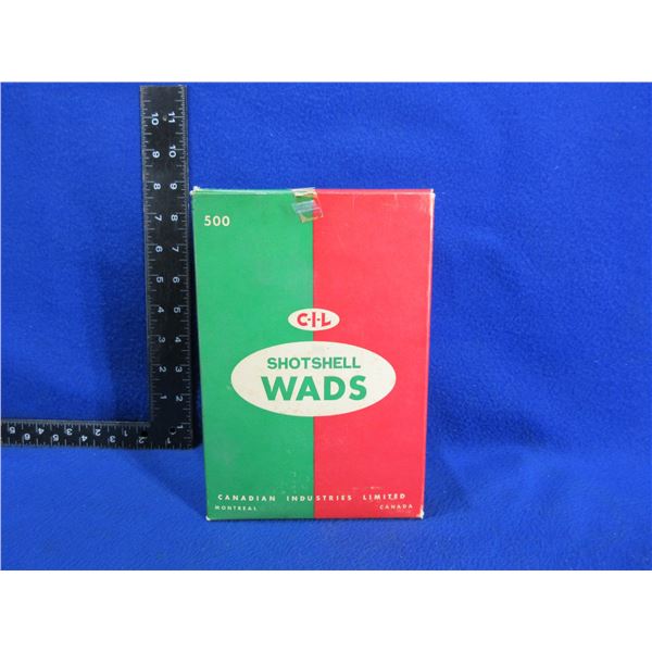 CIL 12 Gauge Fiber Shotshell Wads - 3/8" - Box of 500