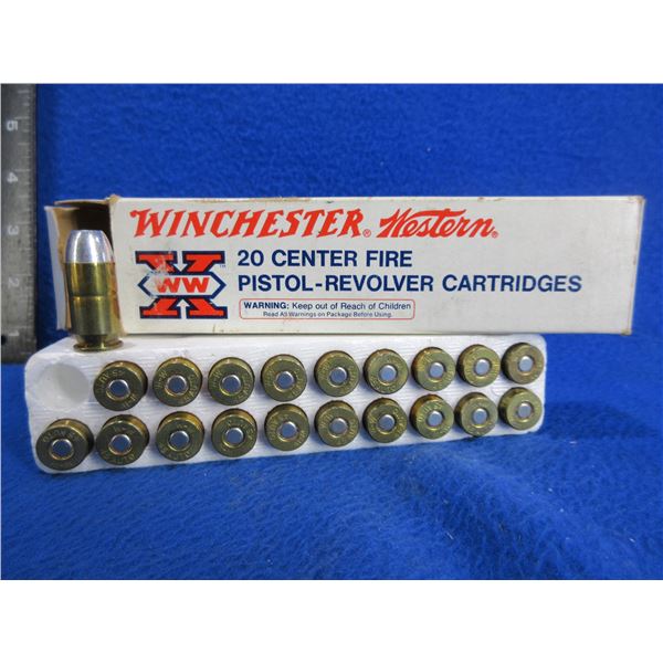 45 Auto 185gr Silvertip HP Winchester Cartridges - Box of 20