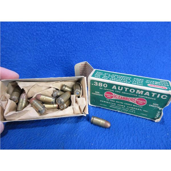 Collector Ammo - 380 Auto 95gr Remington UMC Cartridges