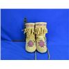 Image 1 : Native American Mukluks with Fringes and Beadwork