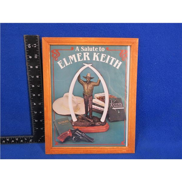 "A Salute to Elmer Keith" Framed Picture - 12" x 9 1/2"
