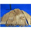 Image 1 : Native American Buckskin Jacket with Fringes - Childs Size
