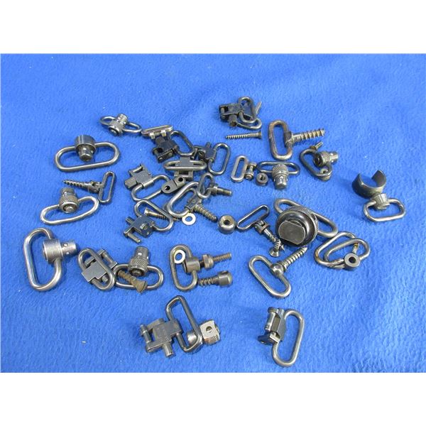 Lot of Assorted Sling Swivels and Screws