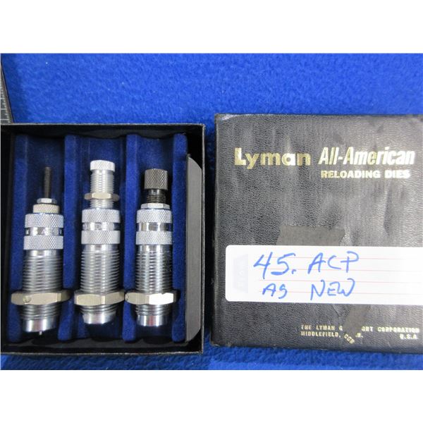 Lyman All-American 45 ACP 3 Die Set