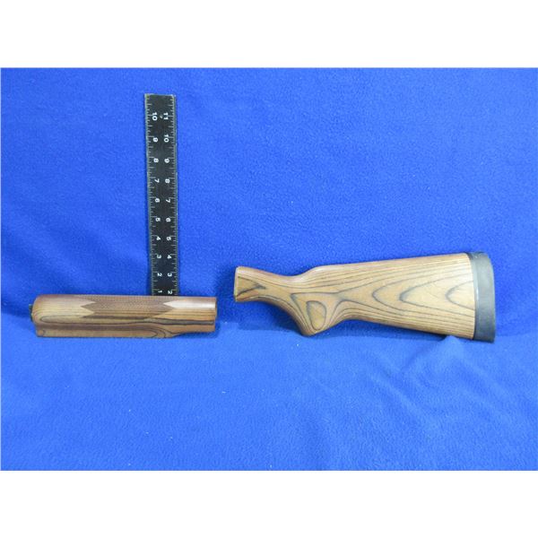 Remington 870 Wood Stock and Forearm with Recoil Pad
