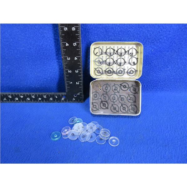 Lot of Misc. Sight Aperture Inserts - Plastic and Metal