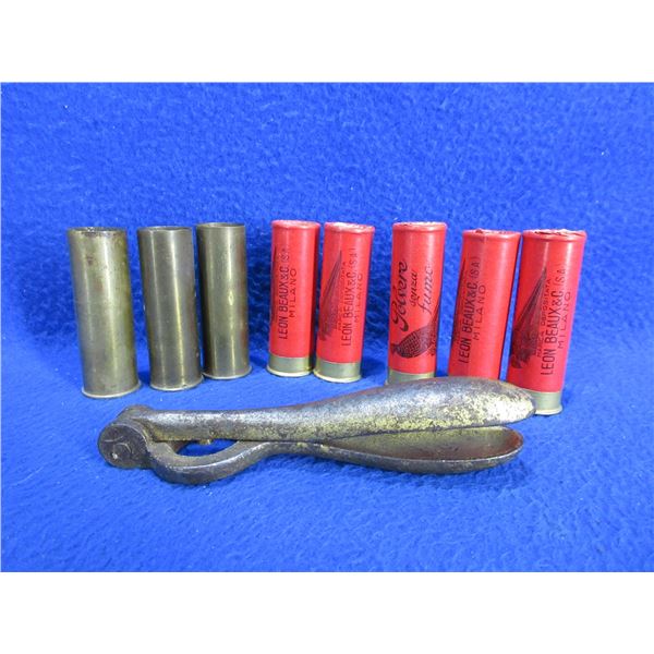 Lot of Misc. - 12 Gauge Shotshells and Reloading Tool