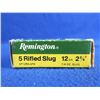 Image 2 : 12 Ga. 2 3/4" 7/8 oz Rifled Slug Remington Shotshells