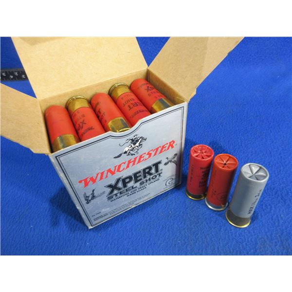 12 Ga. 3" 4 Shot Win. Shotshells - Box of 25 + 3 Others