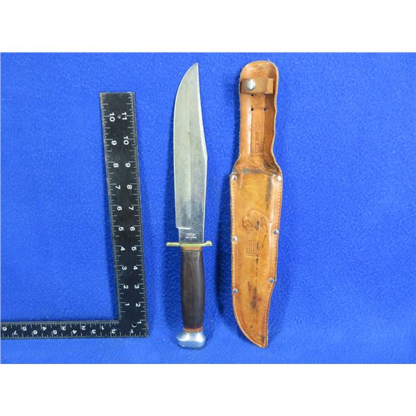 Ruko Buffalo Brand Original Bowie Knife with Leather Sheath