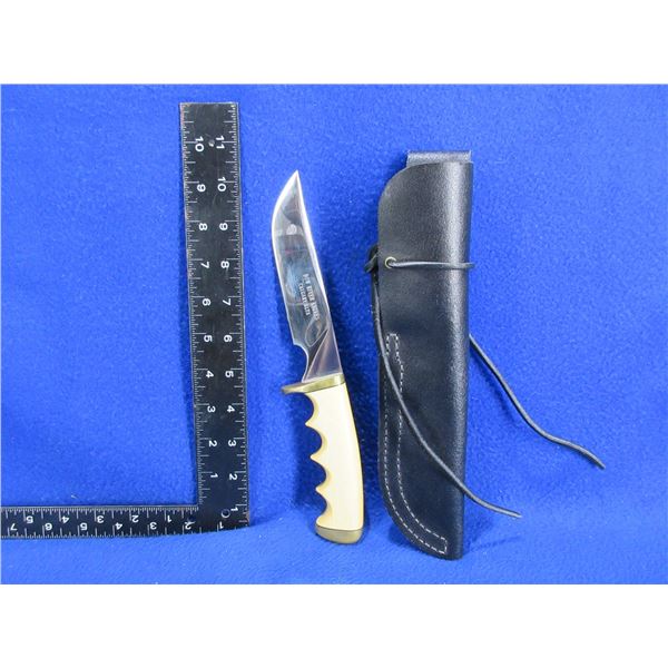 Bow River Knives Fixed Blade Knife with Leather Sheath