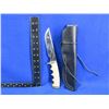 Image 1 : Bow River Knives Fixed Blade Knife with Leather Sheath