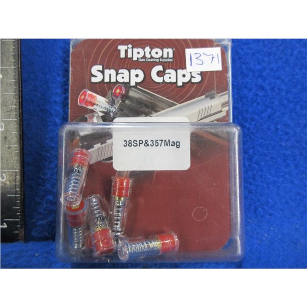 NEW - Tipton 38 Spl/357 Mag Snap Caps - Pack of 6