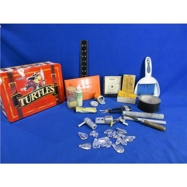 Lot of Misc. Gun Tools, Supplies, Fishing, Etc.