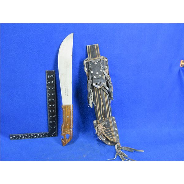 Promedoca Dominion Republic Machete with Leather Sheath