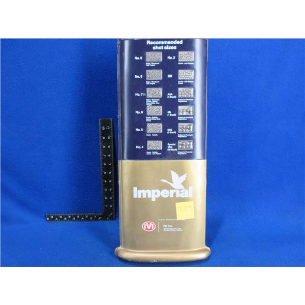 Imperial Shot Sizes Store Display Sign - 20" x 8"