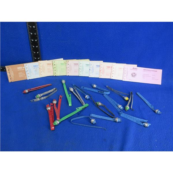 Vintage Hunting Game Tags and Certificates - 1980's & 90's