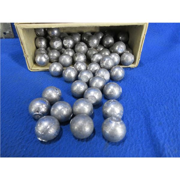 .713" 12 Gauge Lead Round Balls - Box of Approx. 60