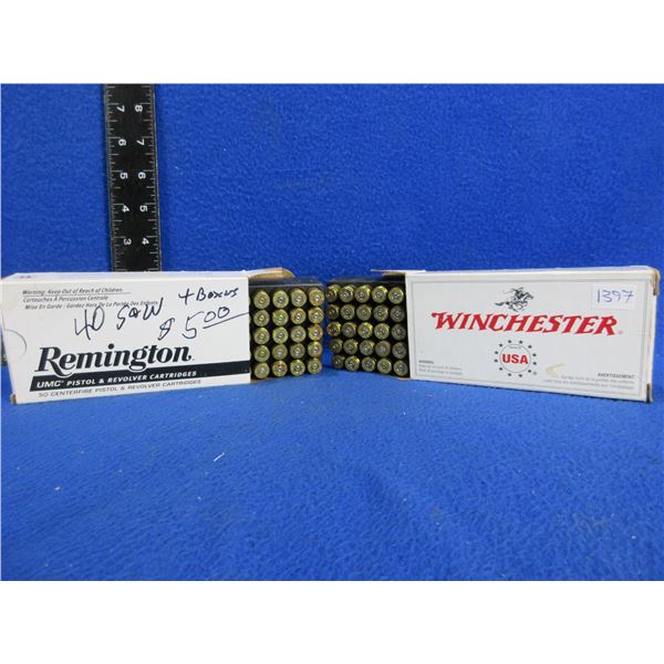 Brass Only - 40 S&W Unprimed - 2 Boxes of 50