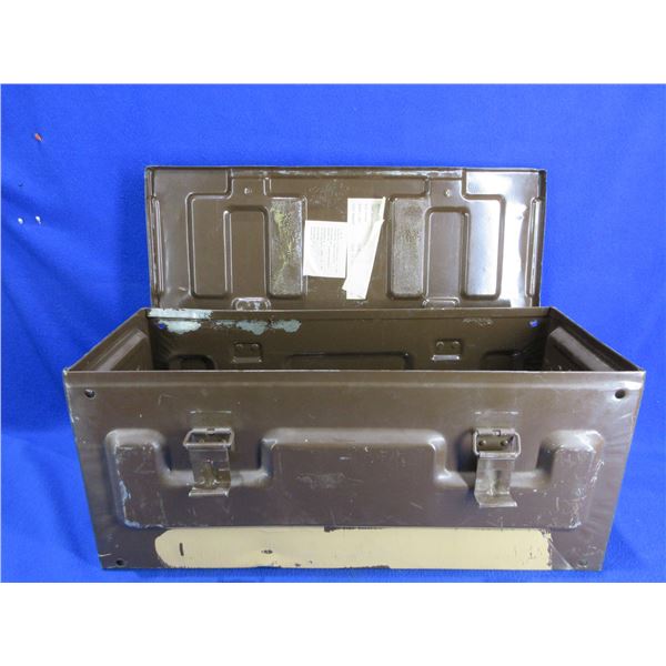 Metal Military Ammo Can - Dated 1985 - 23" x 8 3/4" x 10"