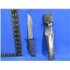 Image 2 : Olympia Stainless Fixed Blade Knife with Sheath