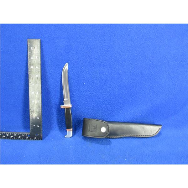 Jet-Aer G-96 No. 920 Fixed Blade Knife with Leather Sheath