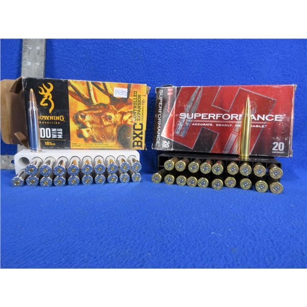 300 Win. Mag Browning and Hornady Cartridges