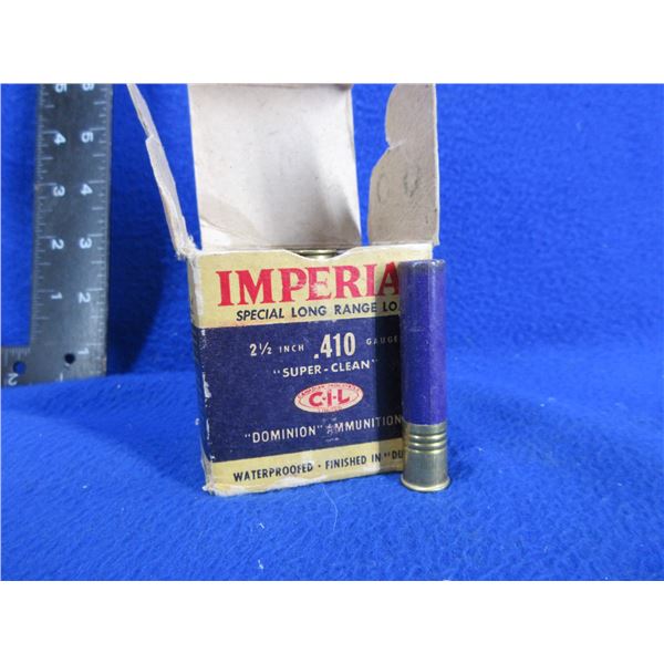 Collector Ammo - 410 Ga. 2 1/2" 4 Shot Imperial Shotshells